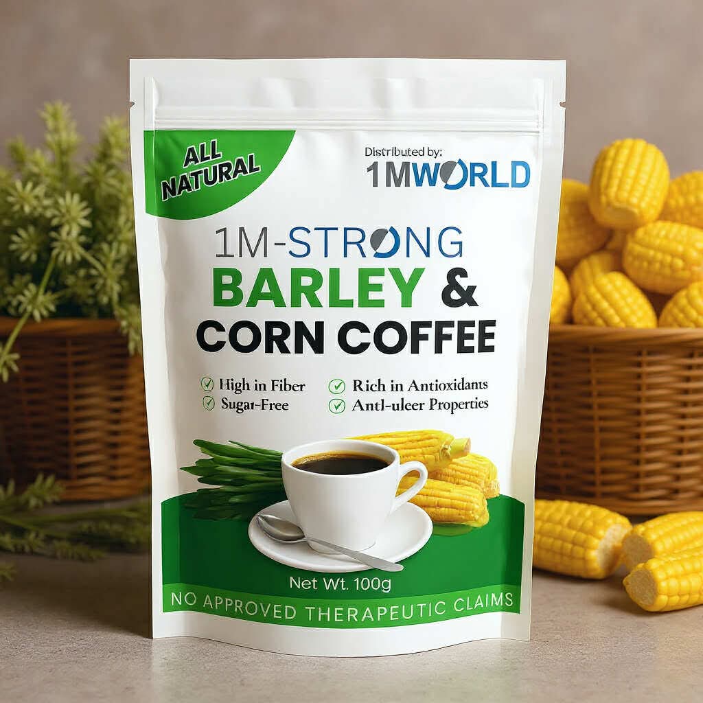 1M-STRONG Barley & Corn Coffee (100Gms)